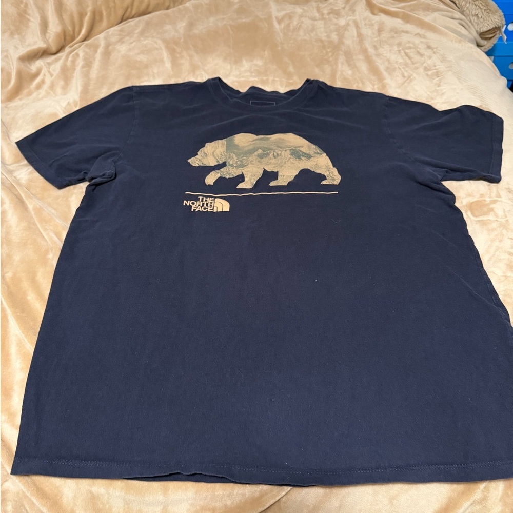 The North Face Men's Navy Bear T-Shirt Large
